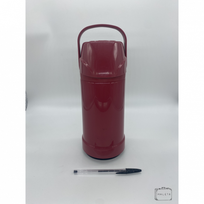 GARRAFA TÉRMICA PUMP ROSA QUEIMADO