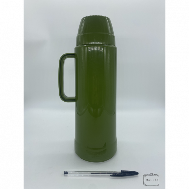 GARRAFA TÉRMICA GRANDE VERDE MUSGO
