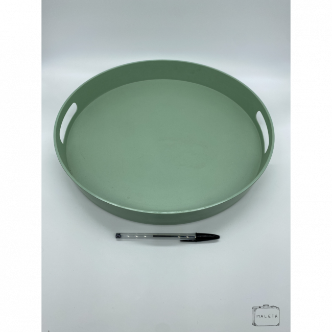BANDEJA PLÁSTICO VERDE GRANDE