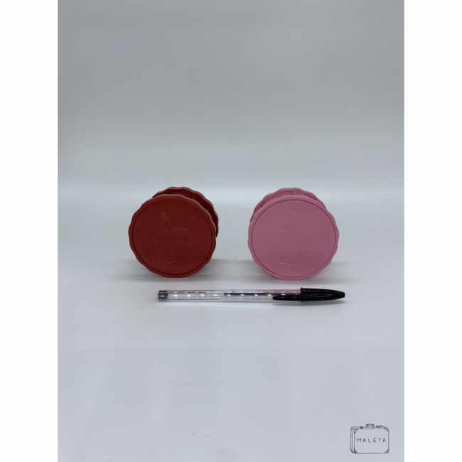 TRITURADOR DE ALHO MANUAL (VERMELHO E ROSA)