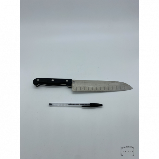 FACA INOX CABO PRETO GRANDE
