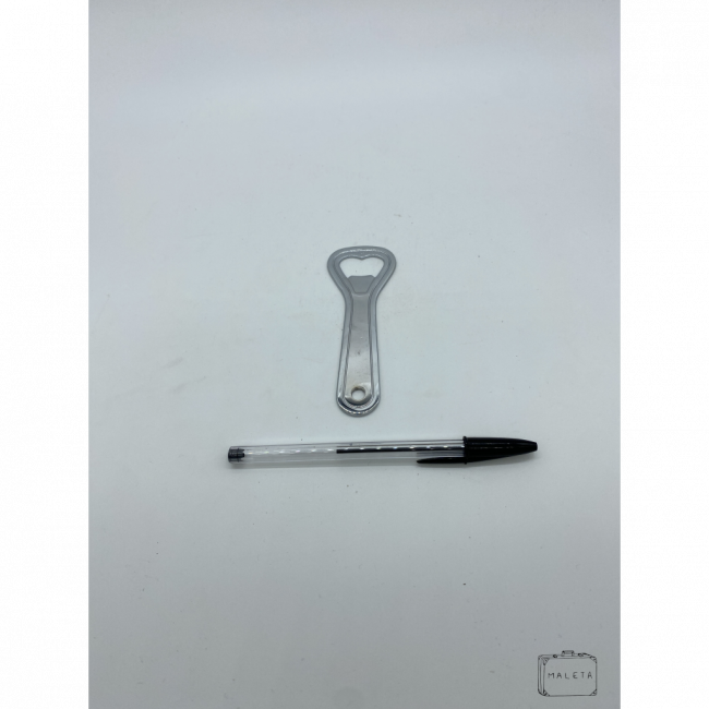 ABRIDOR DE GARRAFA INOX SIMPLES