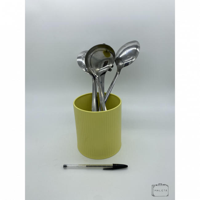 PORTA-UTENSÍLIOS AMARELO
