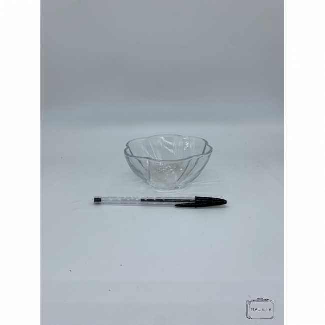 BOWL VIDRO FORMATO FLOR PEQUENO
