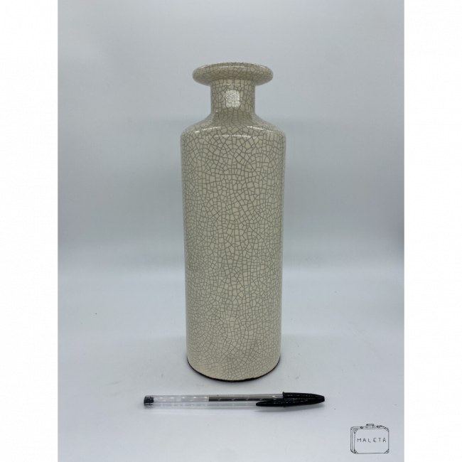 VASO CERÂMICA OFF WHITE \