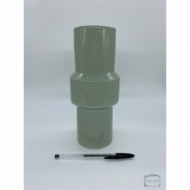 VASO CERÂMICA VERDE MENTA \