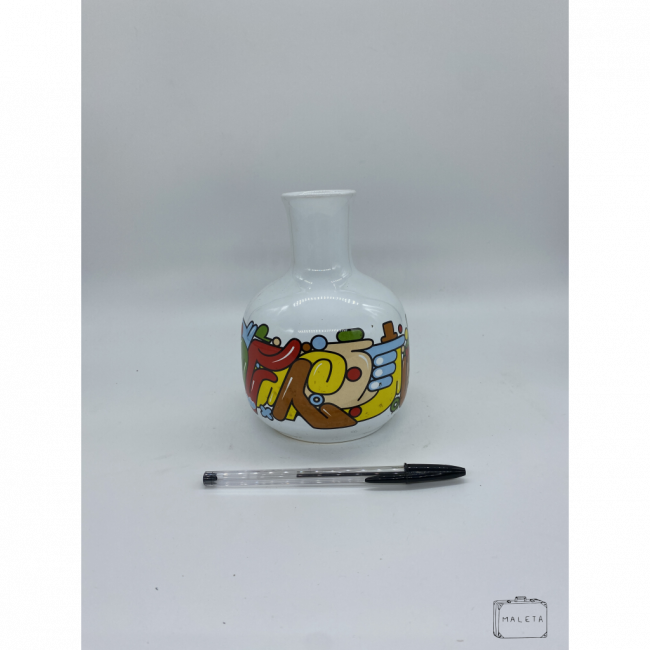 VASO CERÂMICA BRANCO \