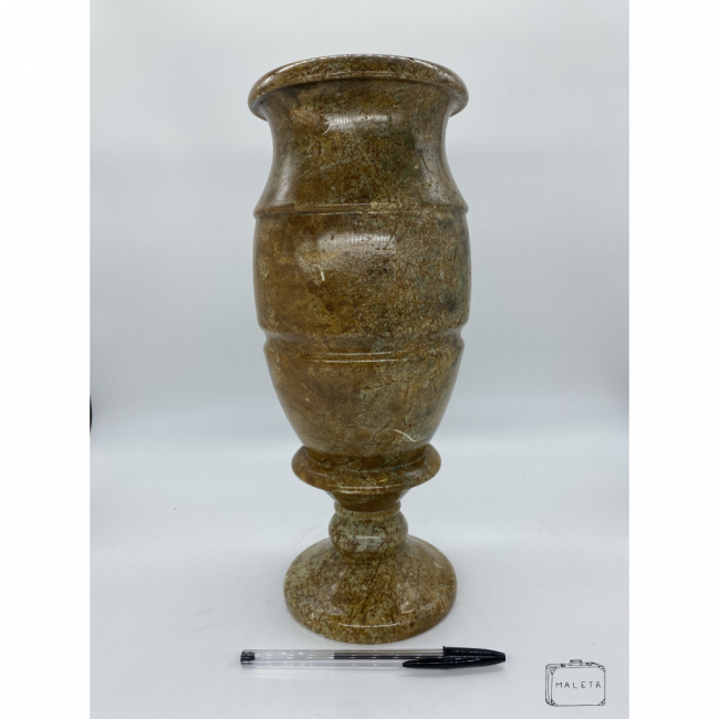VASO PEDRA MARROM COM MANCHAS