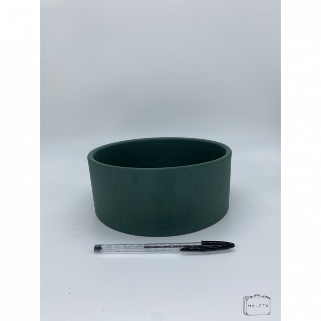 CACHEPÔ CERÂMICA BAIXO VERDE