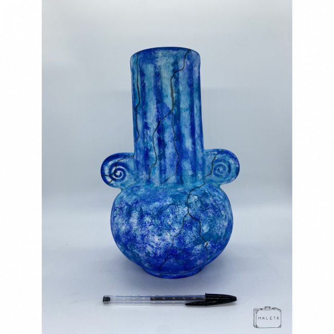 VASO GESSO AZUL ROMANO \