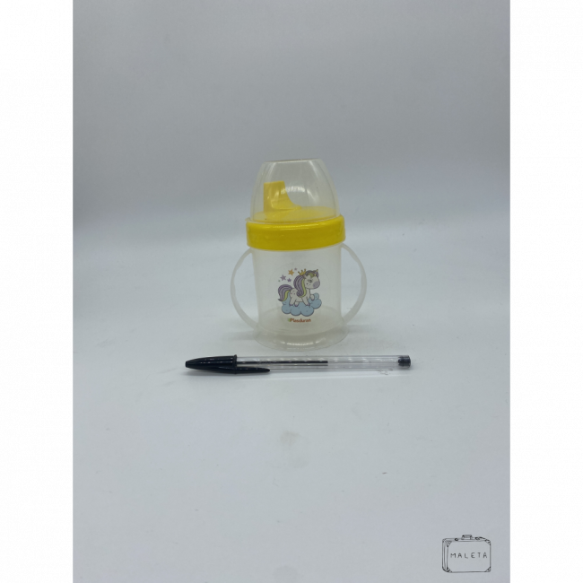 COPO INFANTIL PLÁSTICO BICO AMARELO