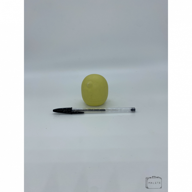 PÁSSARO CERÂMICA AMARELO