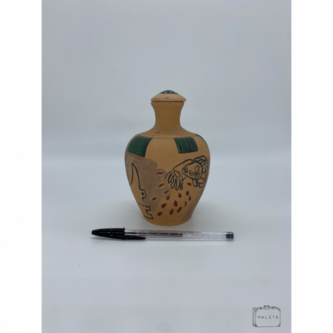 VASO BARRO MÉDIO DESENHADO