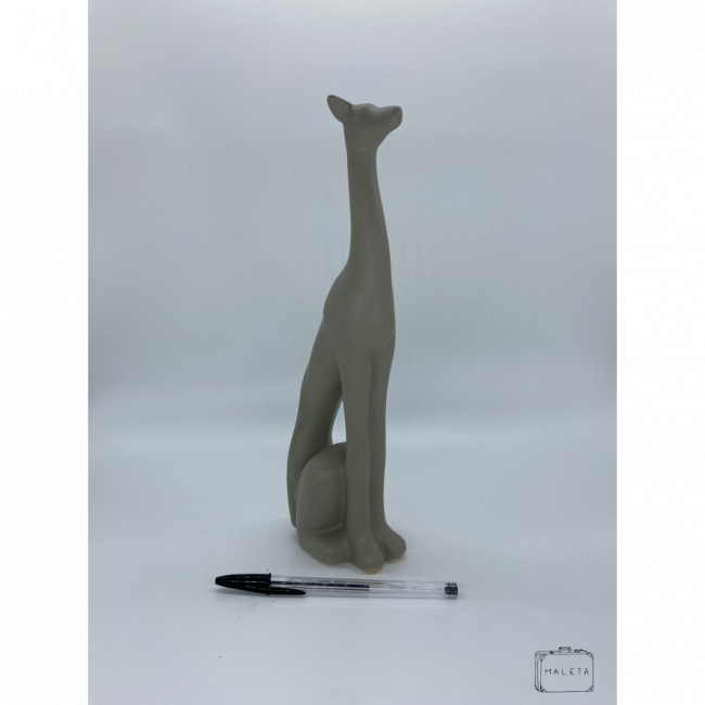 CACHORRO CINZA PORCELANA