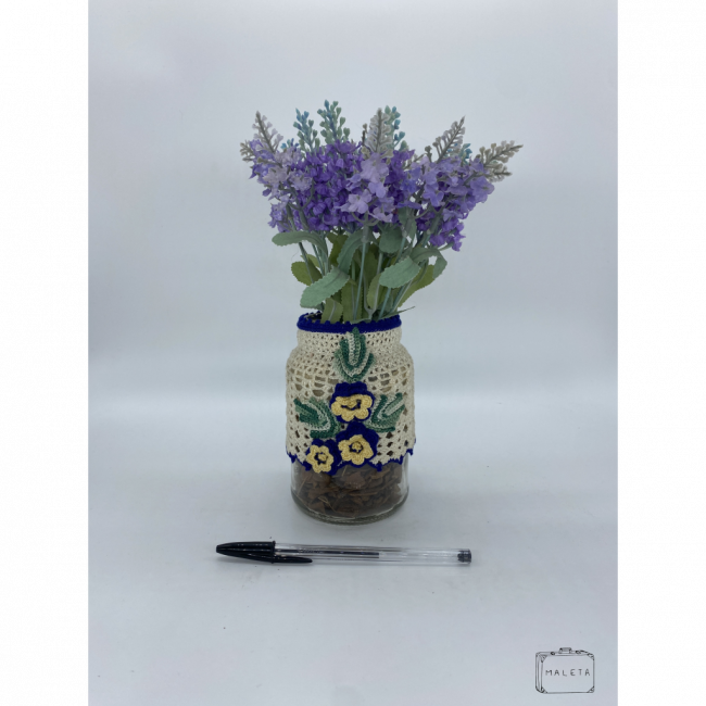 VASO ARTIFICIAL CROCHÊ