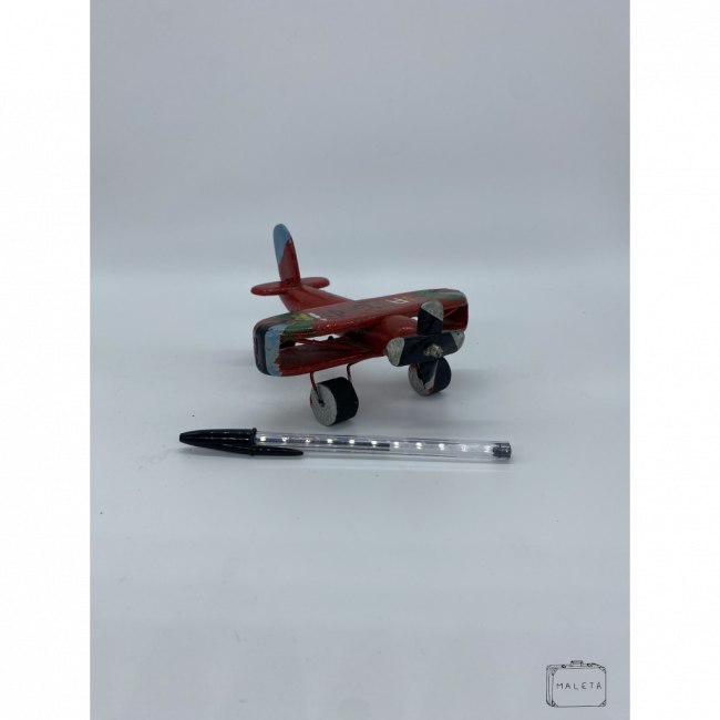 AVIÃO DECORATIVO JANGADEIRO (VERMELHO)