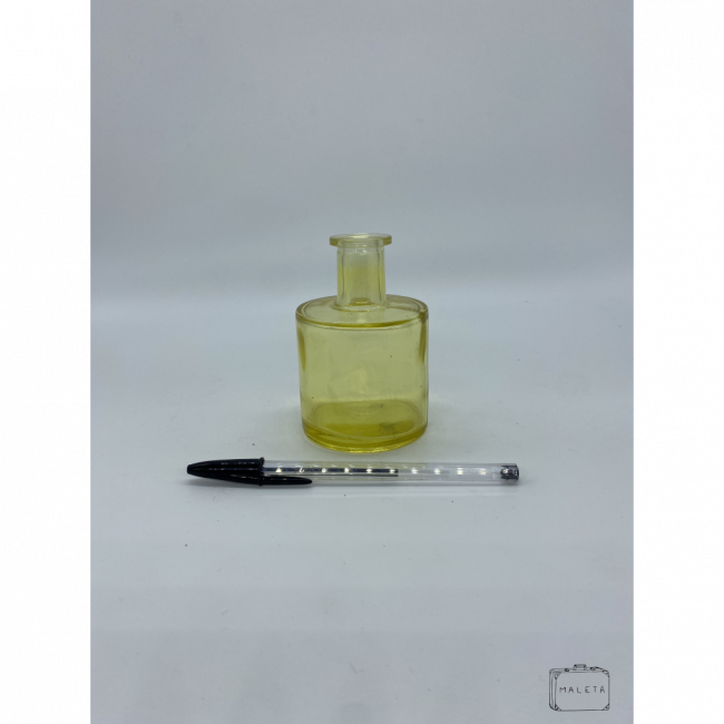 VASO DE VIDRO AMARELO