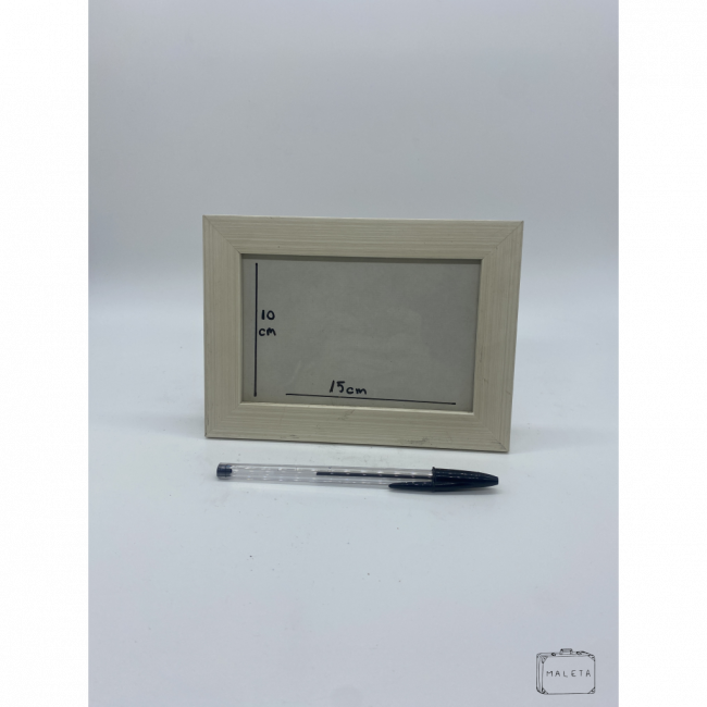 PORTA RETRATO MOLDURA OFF WHITE - 10X15