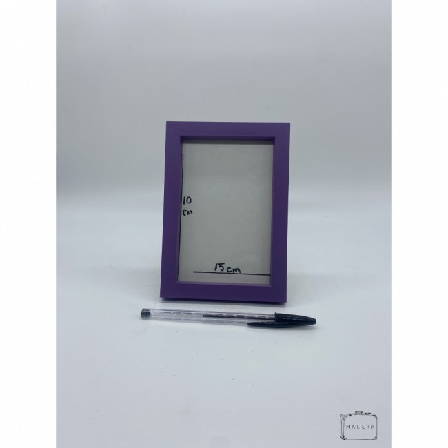 PORTA RETRATO MOLDURA ROXA - 10X15
