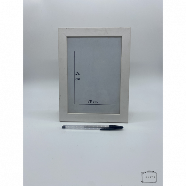 PORTA RETRATO MOLDURA OFF WHITE (21X15)
