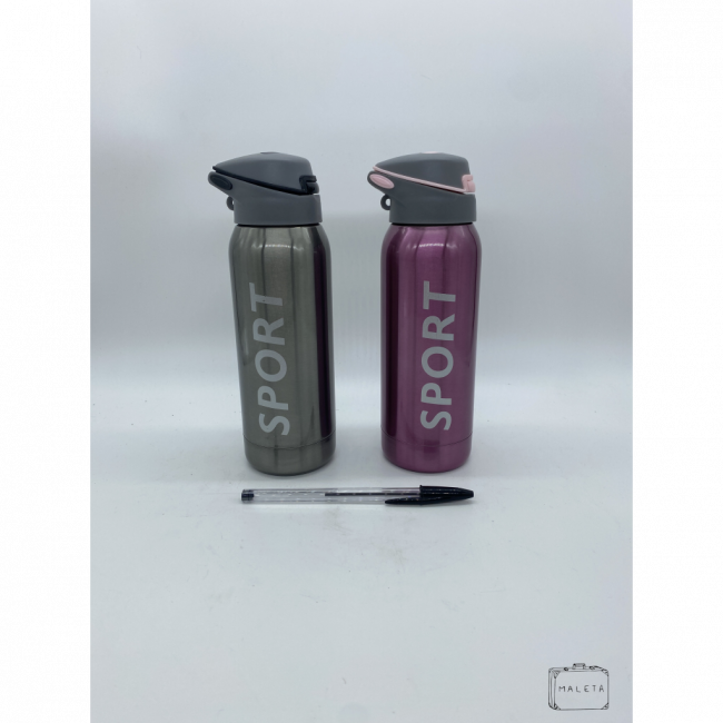 SQUEEZE SPORT TÉRMICO (PRATEADO E ROSA)