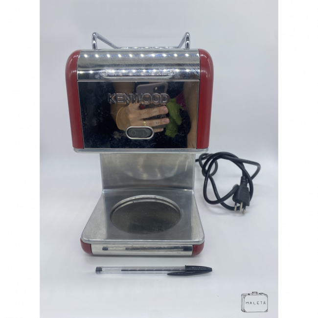 CAFETEIRA ELÉTRICA KENWOOD VERMELHA COM INOX