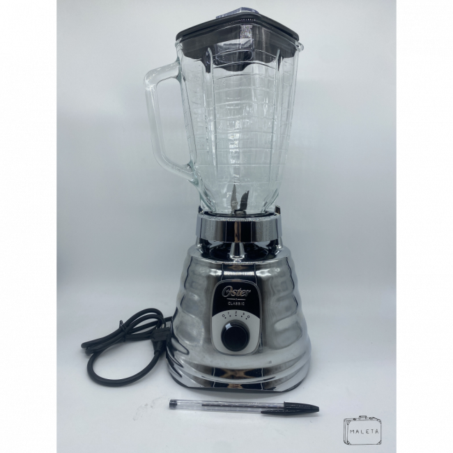 LIQUIDIFICADOR OSTER PRATA BRILHOSO