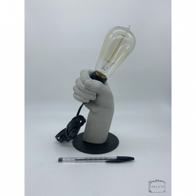 LUMINÁRIA DE MESA MÃO