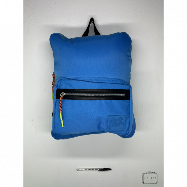 MOCHILA AZUL BIC TACTEL (QUADRADA)