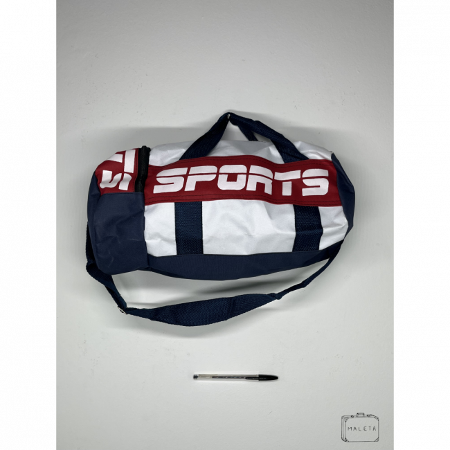 BOLSA TRANSVERSAL AZUL E BRANCA - SPORTS