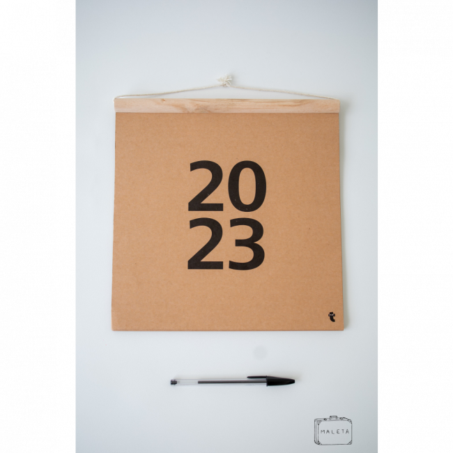 CALENDÁRIO DE PAREDE 2023 PARDO