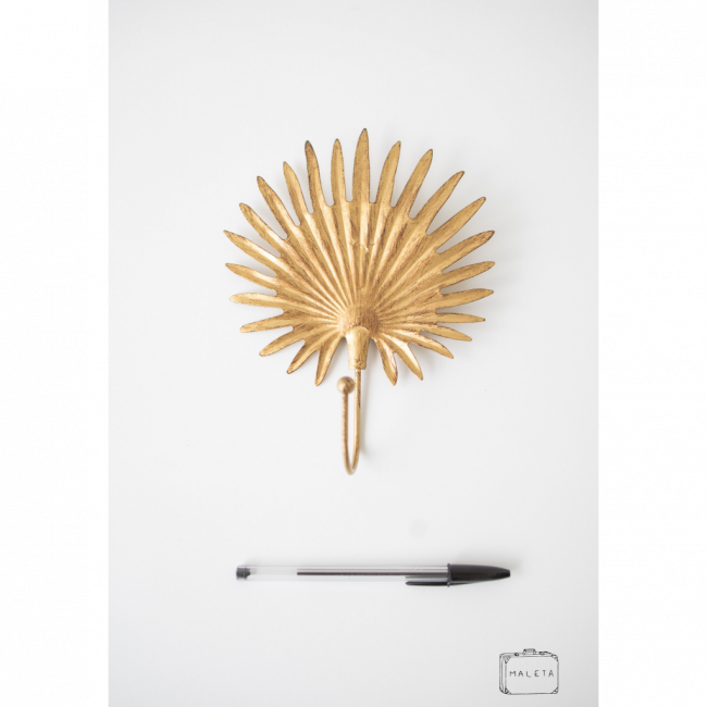 SUPORTE DE FERRO SOL DOURADO