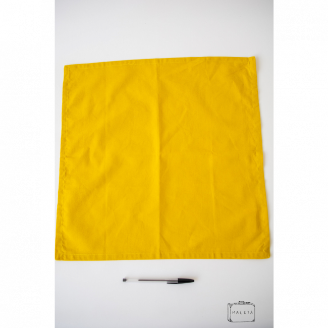 GUARDANAPO DE TECIDO AMARELO