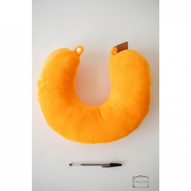 ALMOFADA DE PESCOÇO LARANJA