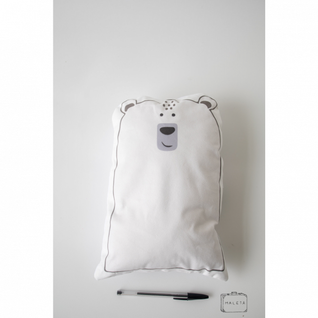 ALMOFADA BRANCA URSO POLAR