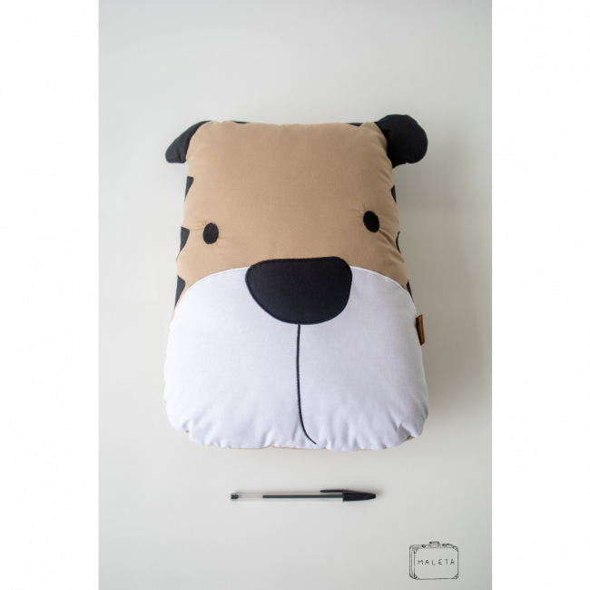 ALMOFADA CACHORRO MARROM