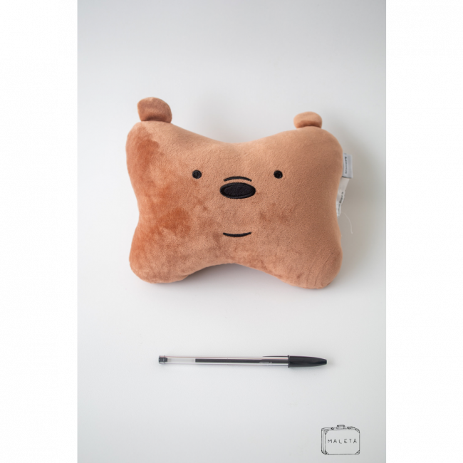 URSO MARROM ALMOFADA (ENCOSTO CABEÇA CARRO)