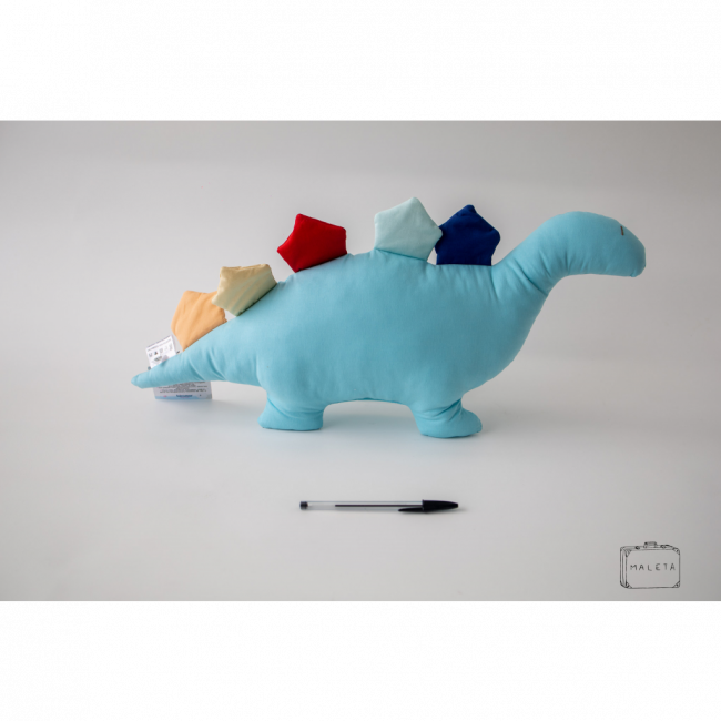 DINOSSAURO ALMOFADA AZUL