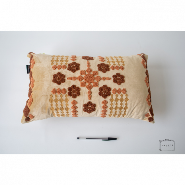ALMOFADA SUEDE MARROQUINA - 50X30