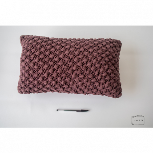 ALMOFADA ROXA - 50X30
