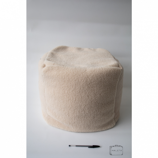 PUFF ALMOFADÃO OFF WHITE