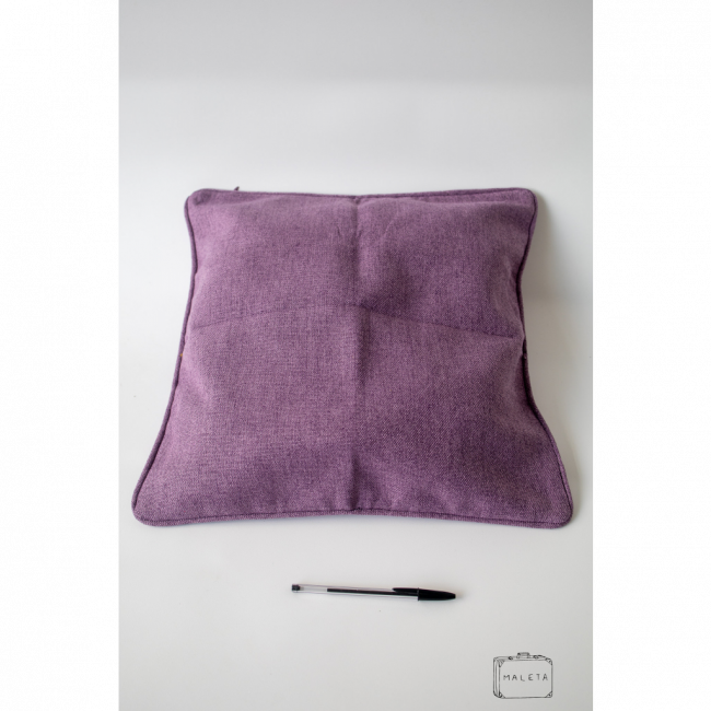ALMOFADA ROXA - 45X45