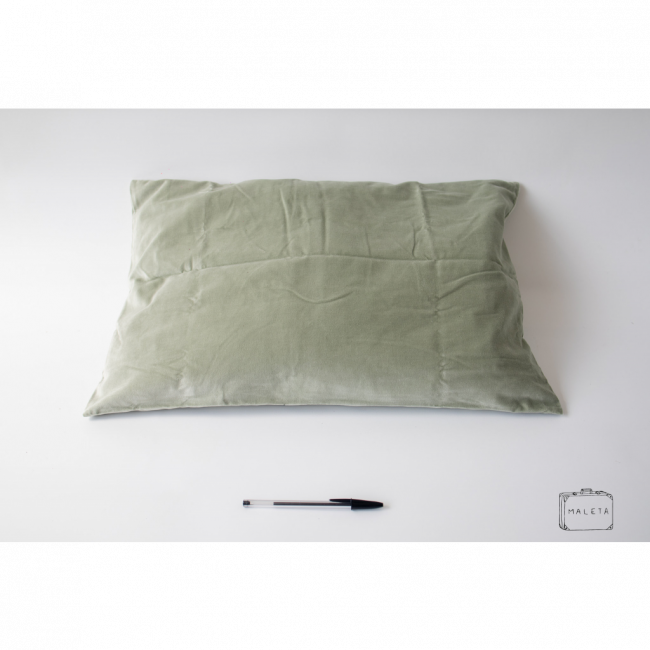 ALMOFADA SUEDE VERDE PISTACHE - 40X58