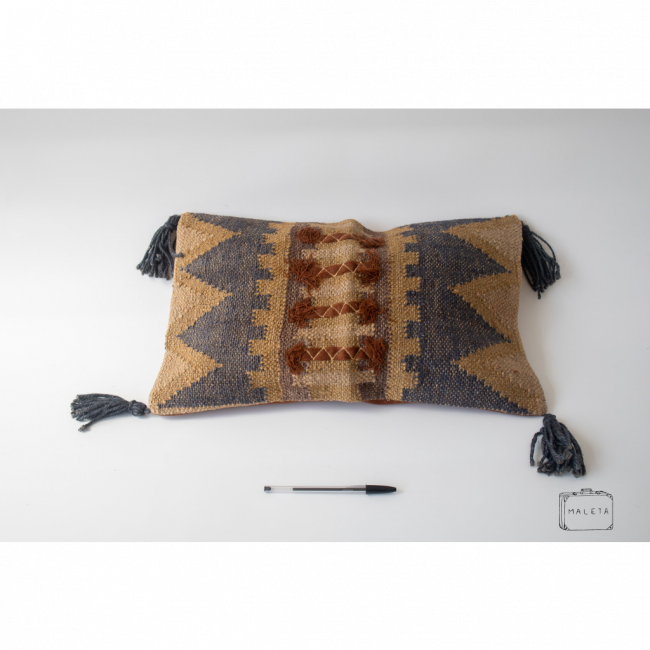 ALMOFADA MARROM KILIM - 30X50