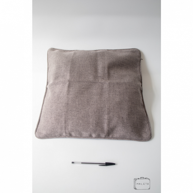 ALMOFADA CINZA - 45X45