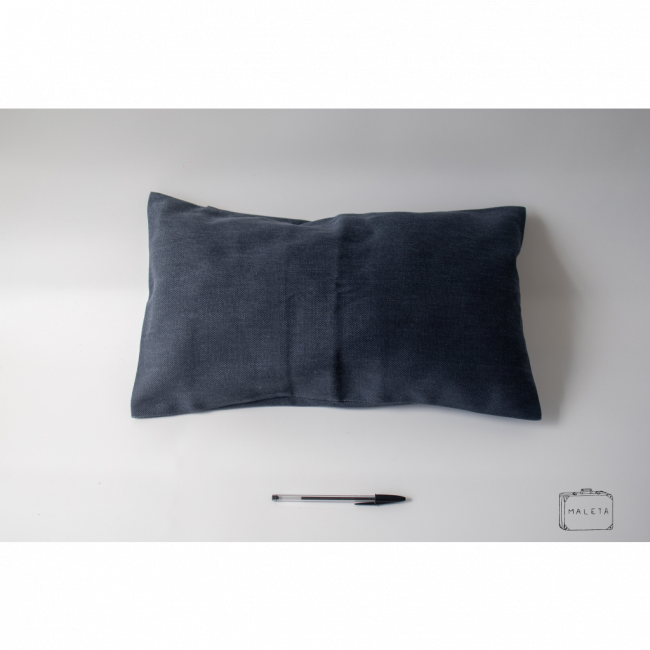 ALMOFADA CINZA GRAFITE - 30X50