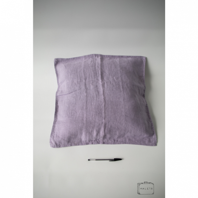 ALMOFADA LILÁS LINHO - 50X50