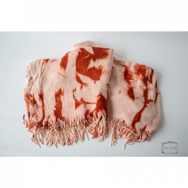 MANTA VERMELHA TIE DYE