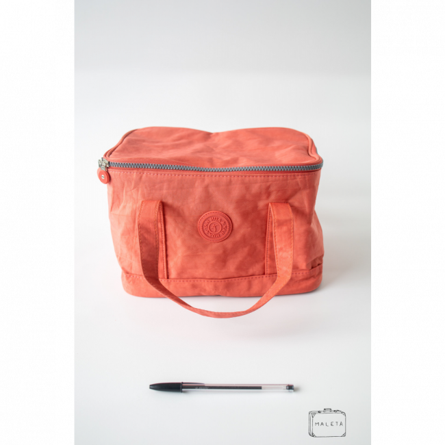 NECESSAIRE TACTEL CORAL