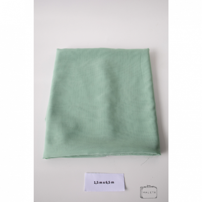 TECIDO VERDE MENTA 1,50X6,50